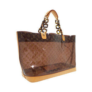 Louis Vuitton Monogram Ambre Vinyl Brown Shoulder Cabas bag tote